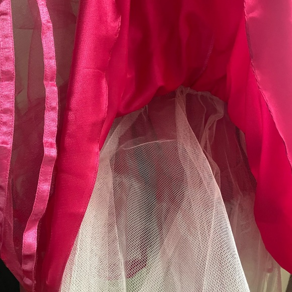 Y2K Xcite Pink Mini Strapless Prom Dress - Picture 9 of 11